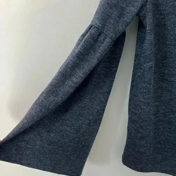 Lucky Brand Bell Sleeve Blue/Navy Sweater Size S - Picture 5 of 5